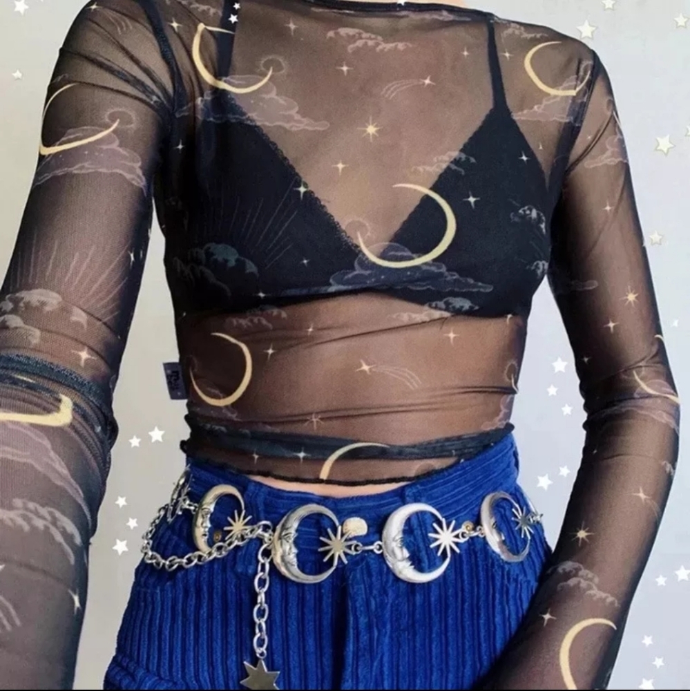 Celestial Silver Chain Belt - Picture 7 of 13